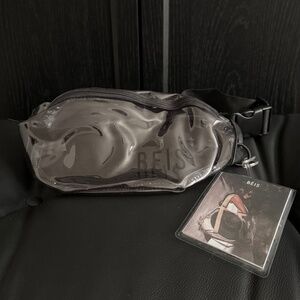 Beis Black Clear Fanny Pack - New